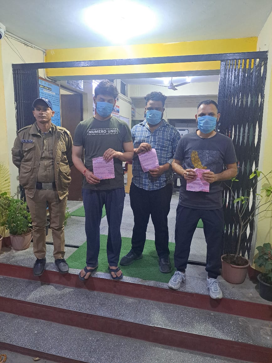 शराब पीकर हुड़दंग करना पड़ा भारी, रानीपुर पुलिस ने काटे चालान!