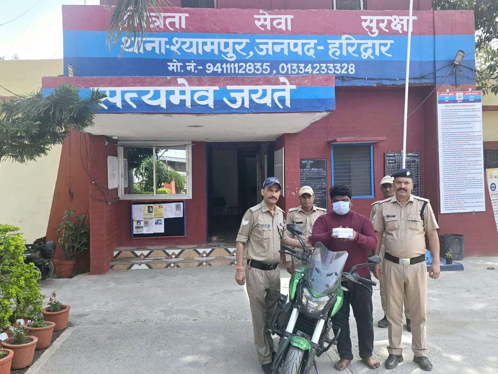 श्यामपुर पुलिस की बड़ी कार्रवाई: 15 लाख की स्मैक के साथ हाईटेक बाइक सवार तस्कर गिरफ्तार!