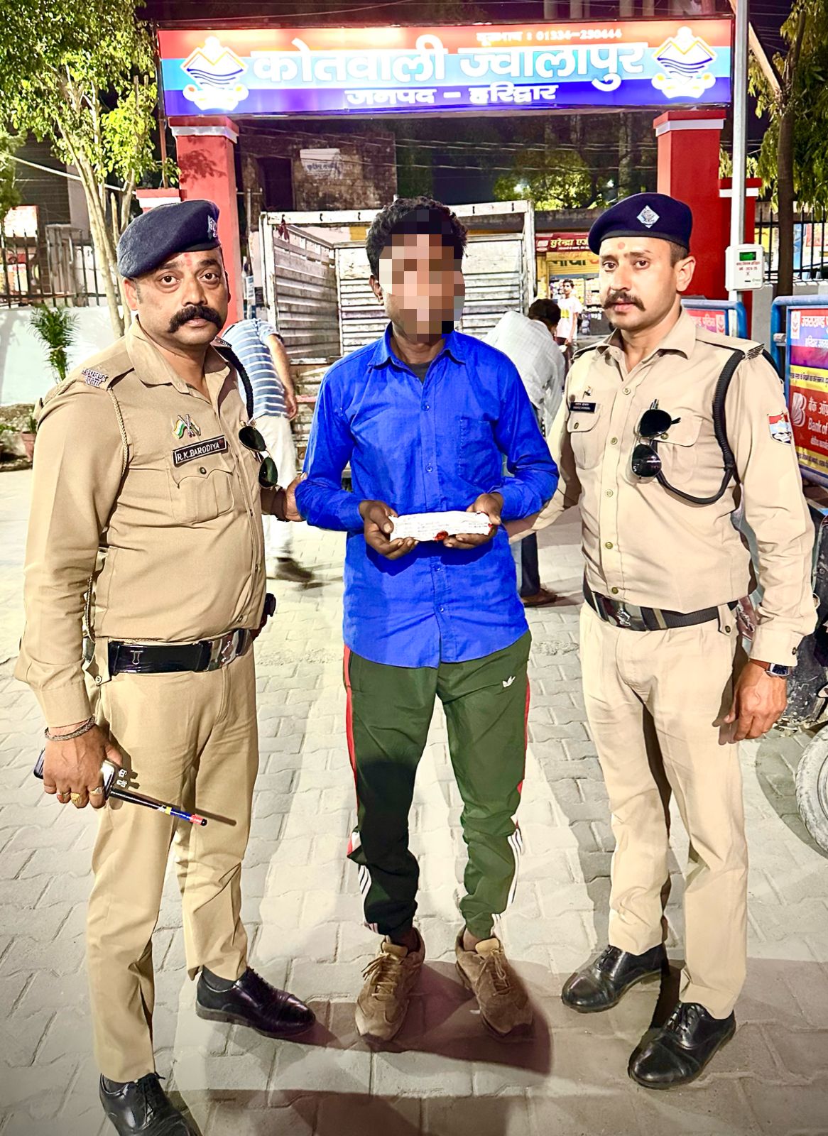ज्वालापुर पुलिस की बड़ी कार्रवाई: अवैध चाकू के साथ संदिग्ध व्यक्ति गिरफ्तार