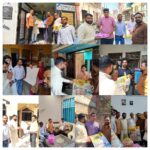 दीपावली पर जनता से जोड़ा दिलों का रिश्ता,बाटी मिठाई, मनोज धनगर।